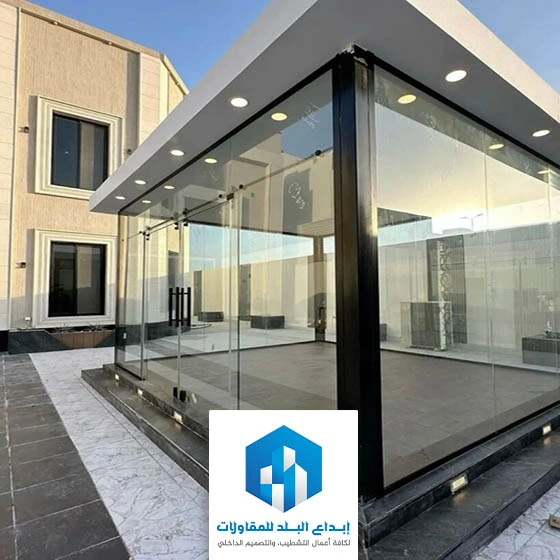 غرف زجاجية خارجية الرياض