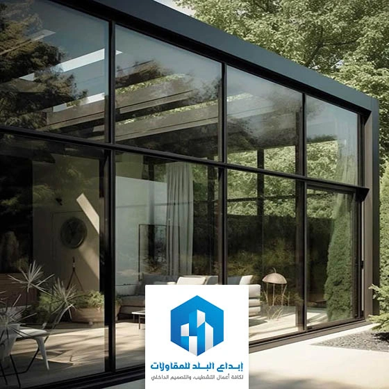 غرف زجاجية خارجية الرياض