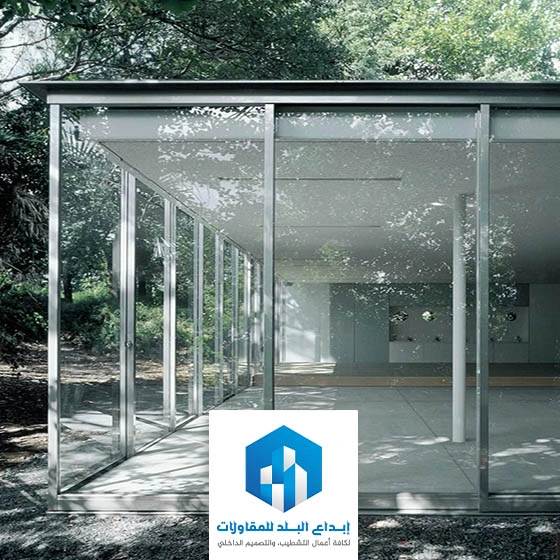 بناء غرفة زجاجية