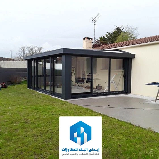 تصميم غرف زجاجية الرياض