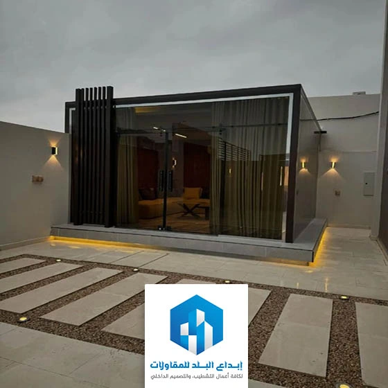غرف زجاجية خارجية الرياض