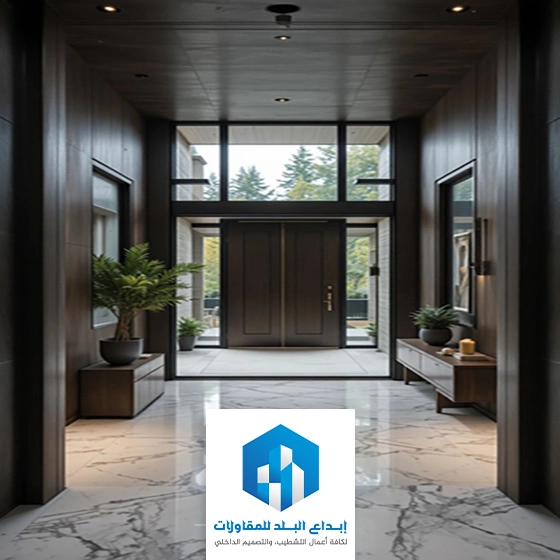اشكال ديكورات مداخل بالرياض