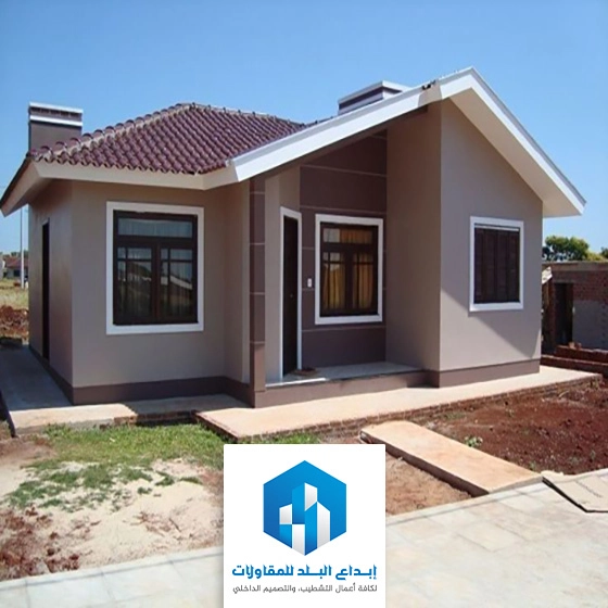 بناء مجلس خارجي قرميد