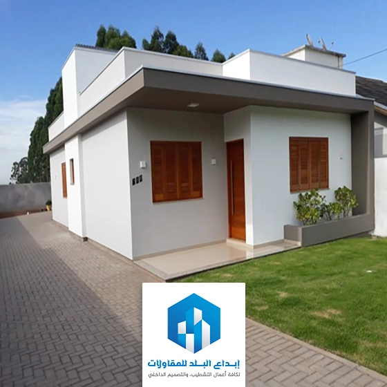 بناء مجلس خارجي مع دورة مياه