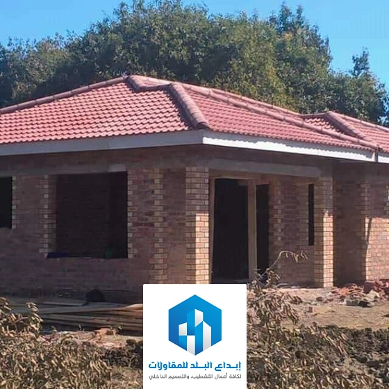 بناء مجلس خارجي قرميد الرياض