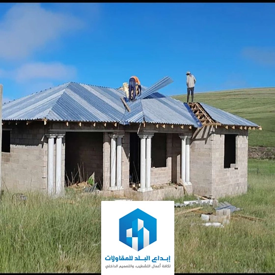 بناء مجلس خارجي قرميد الرياض