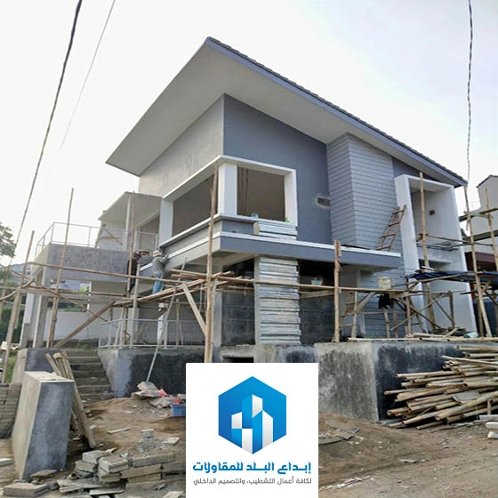 تشطيب خارجي منازل حي المروج الرياض