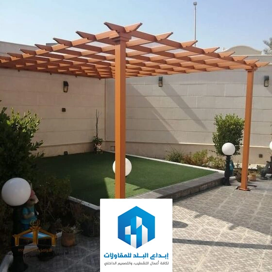 مظلات حدائق خشبية الرياض