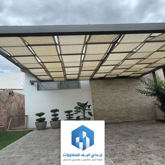 مظلات حدائق قماش بي في سي حي النرجس الرياض