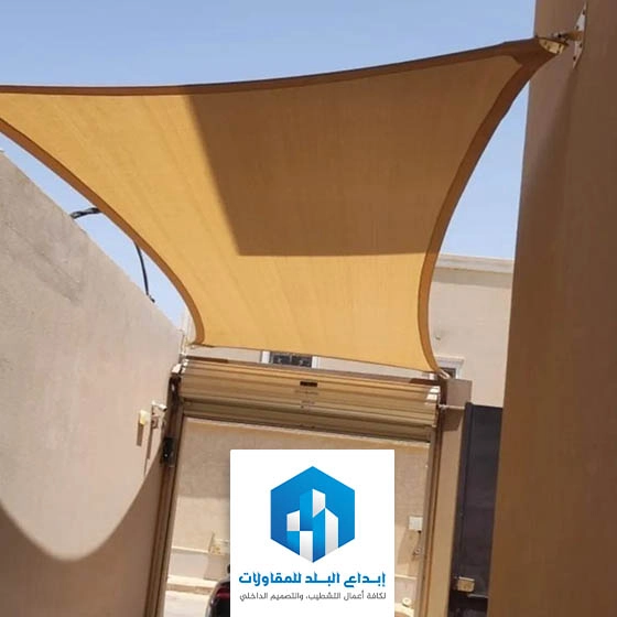 مظلات مداخل قماش حي الزهرة الرياض