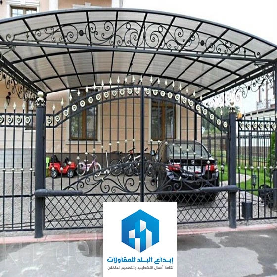 مظلات مداخل للفلل حي الفيحاء بالرياض