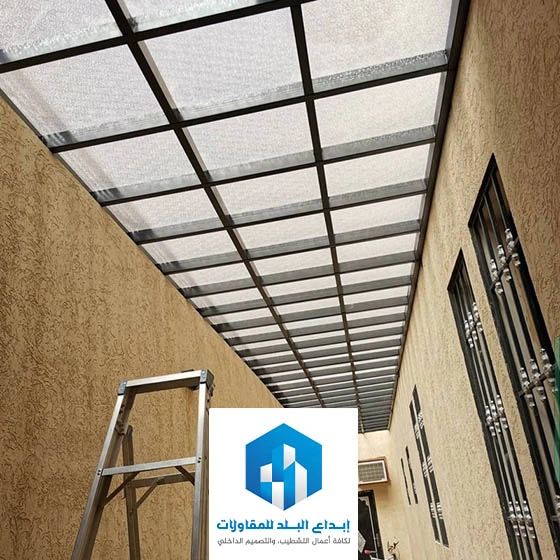 مظلات مداخل صغيرة في الرياض