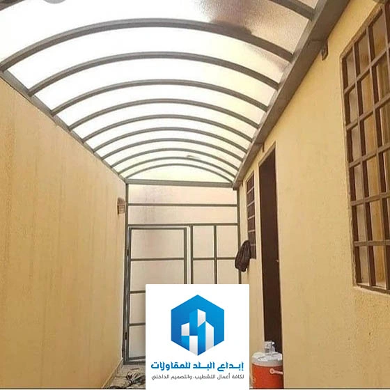 مظلات مداخل لكسان حي النخيل بالرياض