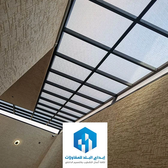 مظلات مداخل لكسان حي النرجس بالرياض