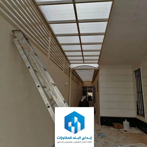 مظلات مداخل صغيرة في الرياض