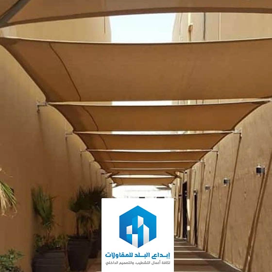 مظلات مداخل قماش حي السويدي الرياض