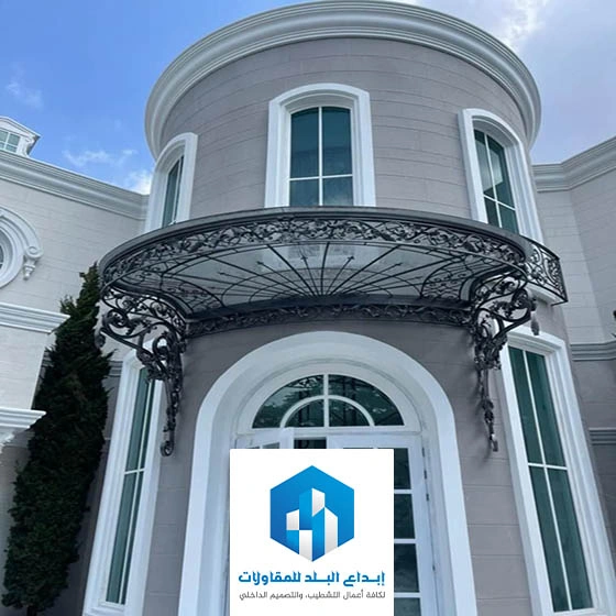 مظلات مداخل للفلل حي البيان بالرياض