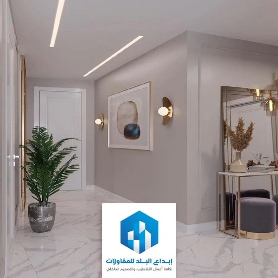 ديكورات زوايا جدران حي حطين في الرياض